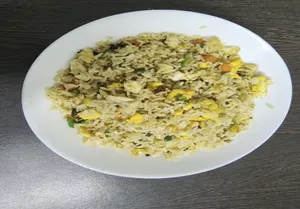 Burnt Garlic Egg Fried Rice