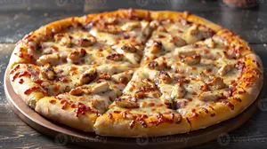 Chicken Kaju Double Crust Pizza