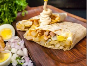 Paneer Shawarma With Rumali